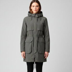 Helly Hansen Women's Boyne Insulated 2.0 Parka Jacket Large Greige